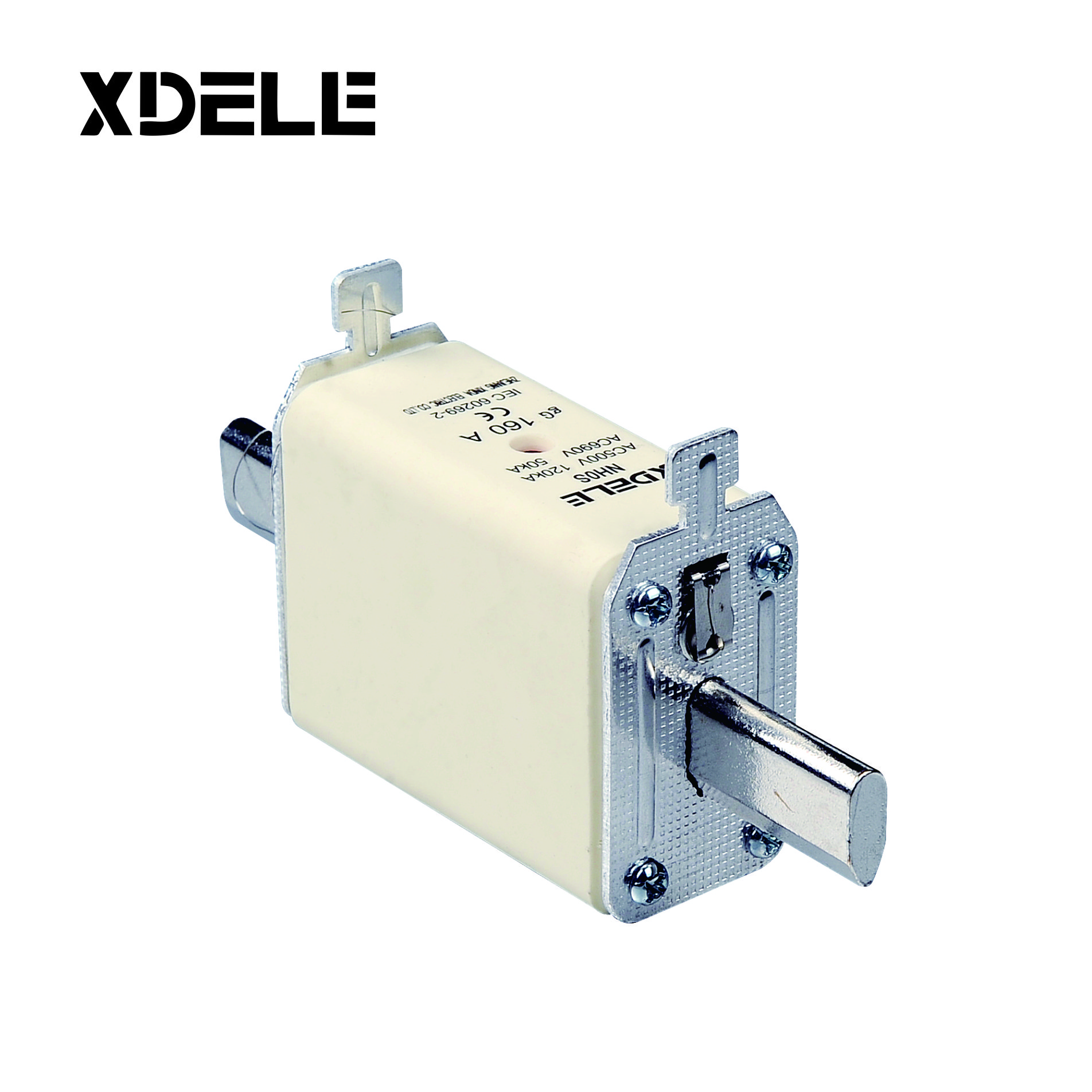 NH0 NH fuse link Series AC500V HRC Fuse Base Low Voltage Ceramic holder