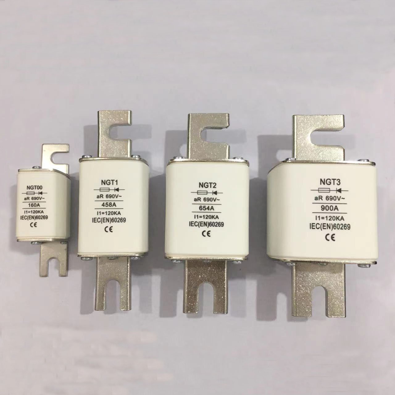 Saiffey NGT3 ceramic fuse 1000v hrc fuse types low voltage products fuse knife shape