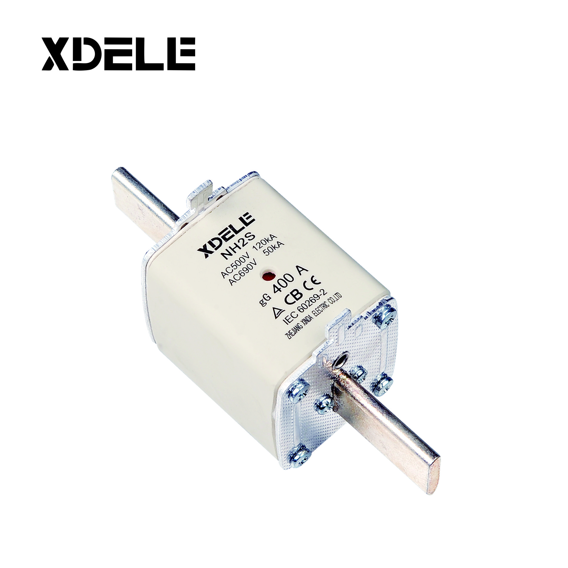 NH2 NH fuse link Series AC500V HRC Fuse Base Low Voltage Ceramic holder