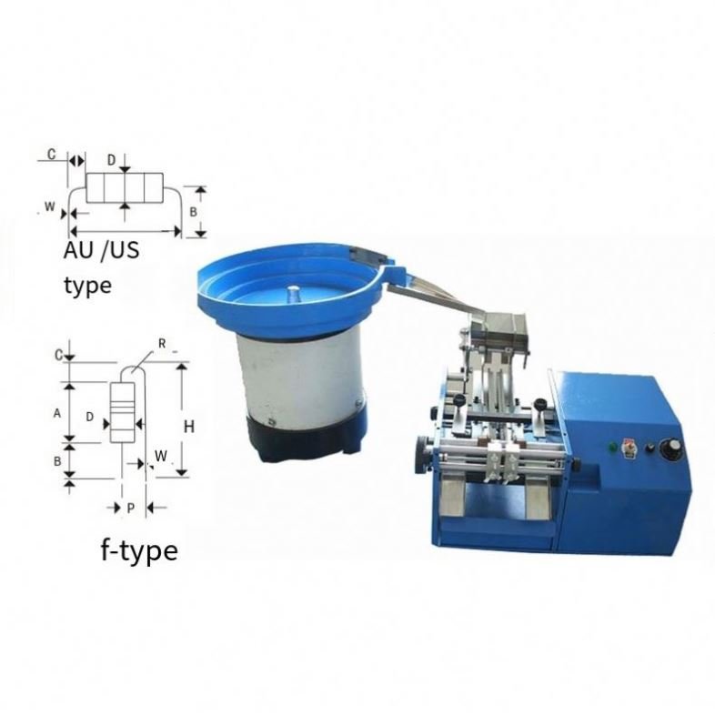 Resistance Element Cutting Machine Fuse Lead Cutting Bending Machine Automatic Bulk Belt Resistance Molding Machine
