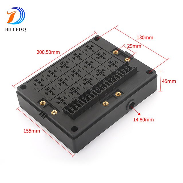 20 Way Circuits Automotive Fuse Box for Auto Electric System