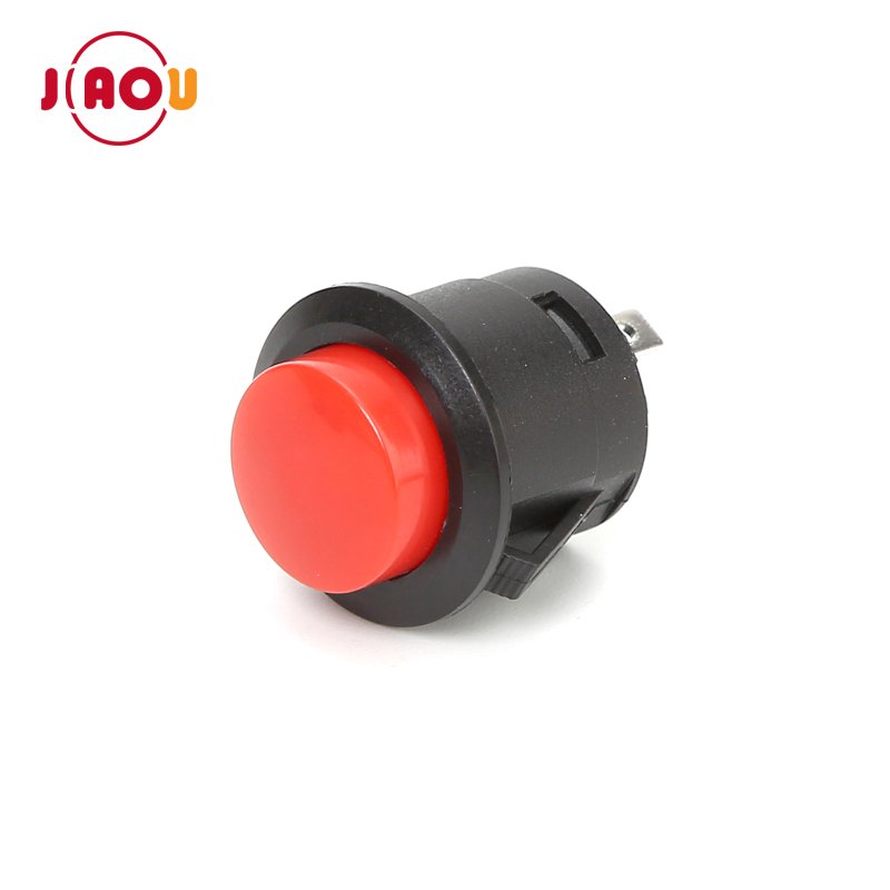 JIAOU R13-507 16Mm 2 Pin OFF-(ON) Momentary push button switch