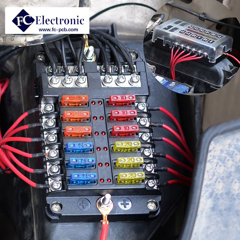 Fc Oem 2-32 Layers Pcb Provider Intelligent Security Pcb Manufacturer Fuse Box Custom Pcba Manufacture