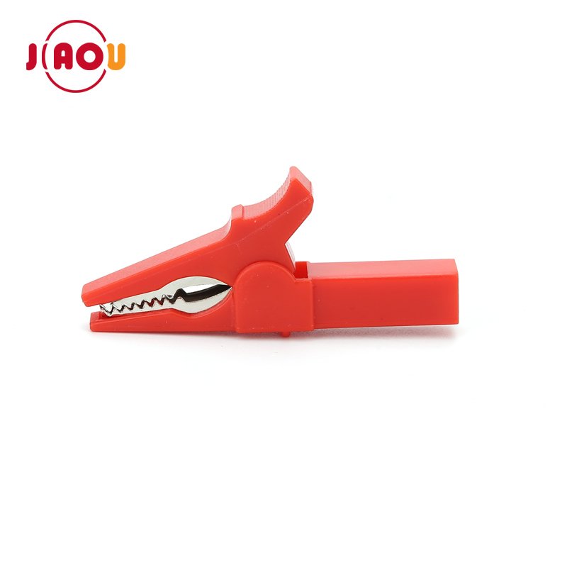 55MM Copper Crocodile Clip for banana plug connector Plastic Alligator Clips power test clamp
