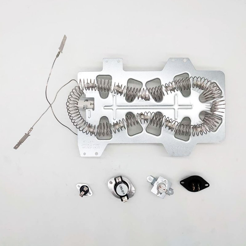 Dryer Heating Element DC47-00019A with DC96-00887A & DC47-00016A Thermal Fuse DC47-00018A Thermostat