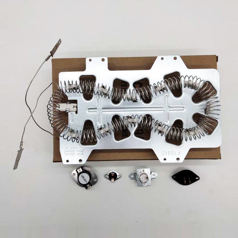 Dryer Heating Element DC47-00019A with DC96-00887A & DC47-00016A Thermal Fuse DC47-00018A Thermostat