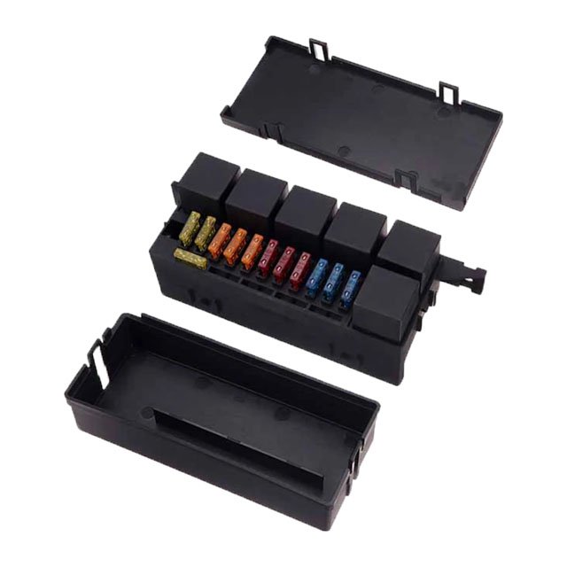 Manufacturer sells 11 way new energy car fuse box multiple relay fuse box