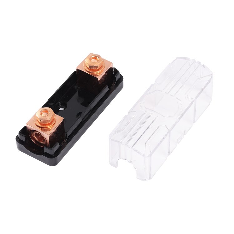 ANL-33Copper Plated 0/4GA In 0/4GA Out ANL Overcurrent Protection Fuse Adapter Fuse Connector Fuse Block