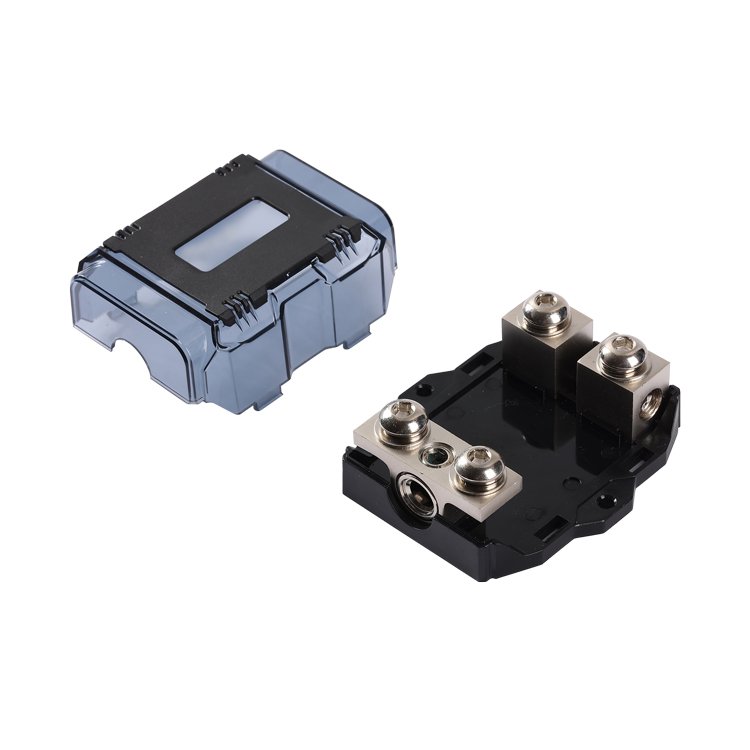 2ANL-11Hot Sell Car Audio Reset Overcurrent Protection Fuse holder PC Plastic Housing ANL Fuse Holder