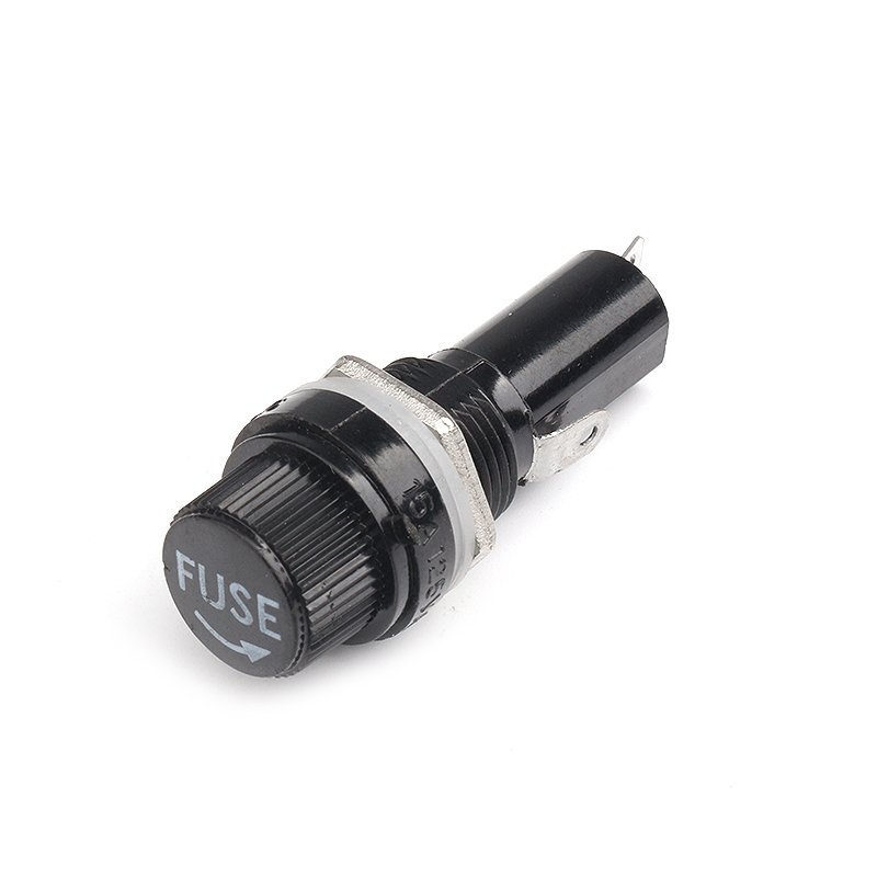 Wenzhou factory BLX-1 6X30 fuse holder components hole diameter 15mm flat snail