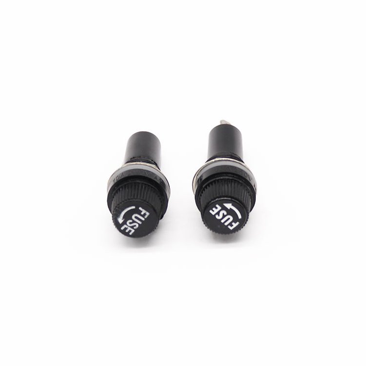 Wenzhou factory BLX-1 6X30 fuse holder components hole diameter 15mm flat snail