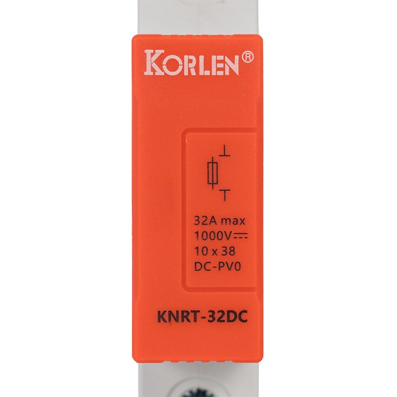 Korlen Original Best Price Rail Mounted Flame Retardant Housing Replaceable Fuse Core Without Light Fuse Base Holder