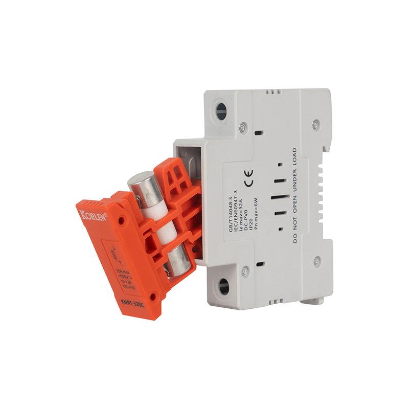 Korlen Original Best Price Rail Mounted Flame Retardant Housing Replaceable Fuse Core Without Light Fuse Base Holder