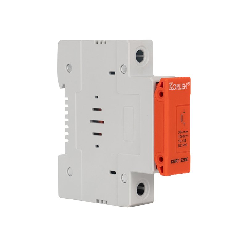 Korlen Original Best Price Rail Mounted Flame Retardant Housing Replaceable Fuse Core Without Light Fuse Base Holder
