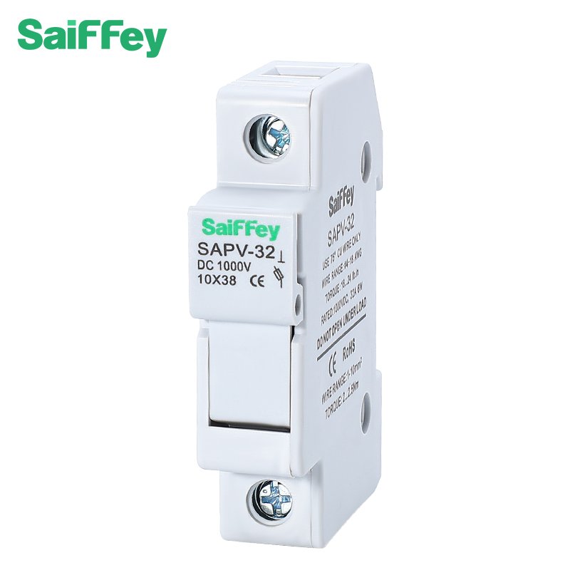 SAIFFEY SFPV-H1 125-160A solar pv dc fuse knife shape ceramic fuse link 1000 vdc gpv solar energy hrc fuse link