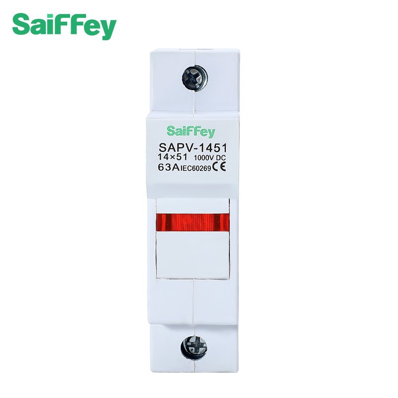 SAIFFEY SFPV-H1 125-160A solar pv dc fuse knife shape ceramic fuse link 1000 vdc gpv solar energy hrc fuse link