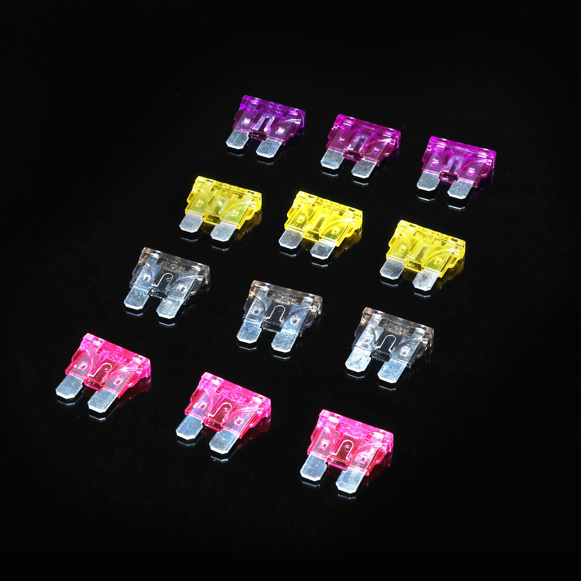 Sundimo Factory Wholesales Automobile Car Security Fuse 8 Types Assortment Kit Standard Auto Car Blade Fuse
