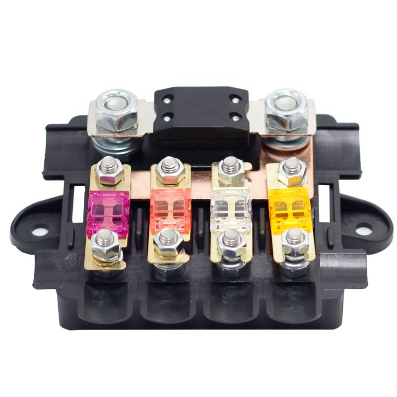 5 way Five Way Power Distribution Fuse Box 12v 24v for Car Automotive Auto Marine Mega and Midi Fuse Holder