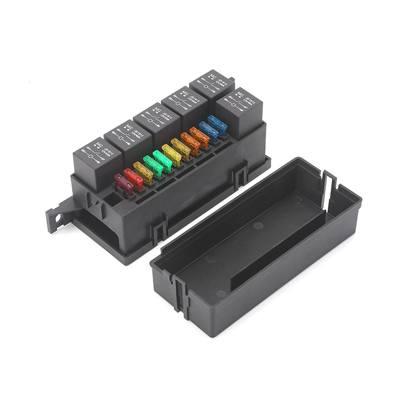 2022 Customized Car Auto Circuit Blade Fuse 5 relay 12vcd 24vcd fuse box