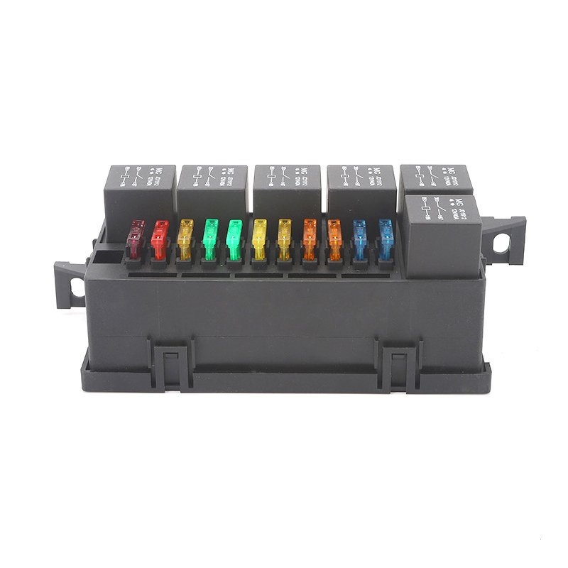 2022 Customized Car Auto Circuit Blade Fuse 5 relay 12vcd 24vcd fuse box