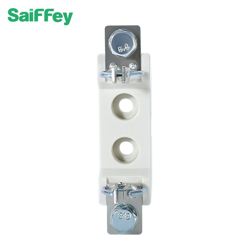 Saiffey NH00 160A NH Series Low Voltage Solar Fuse Holder Ceramic Blade Fuse Base