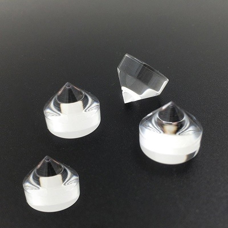 High Precision Micro Size Plano Convex Conical Optical Component Axicon Lens