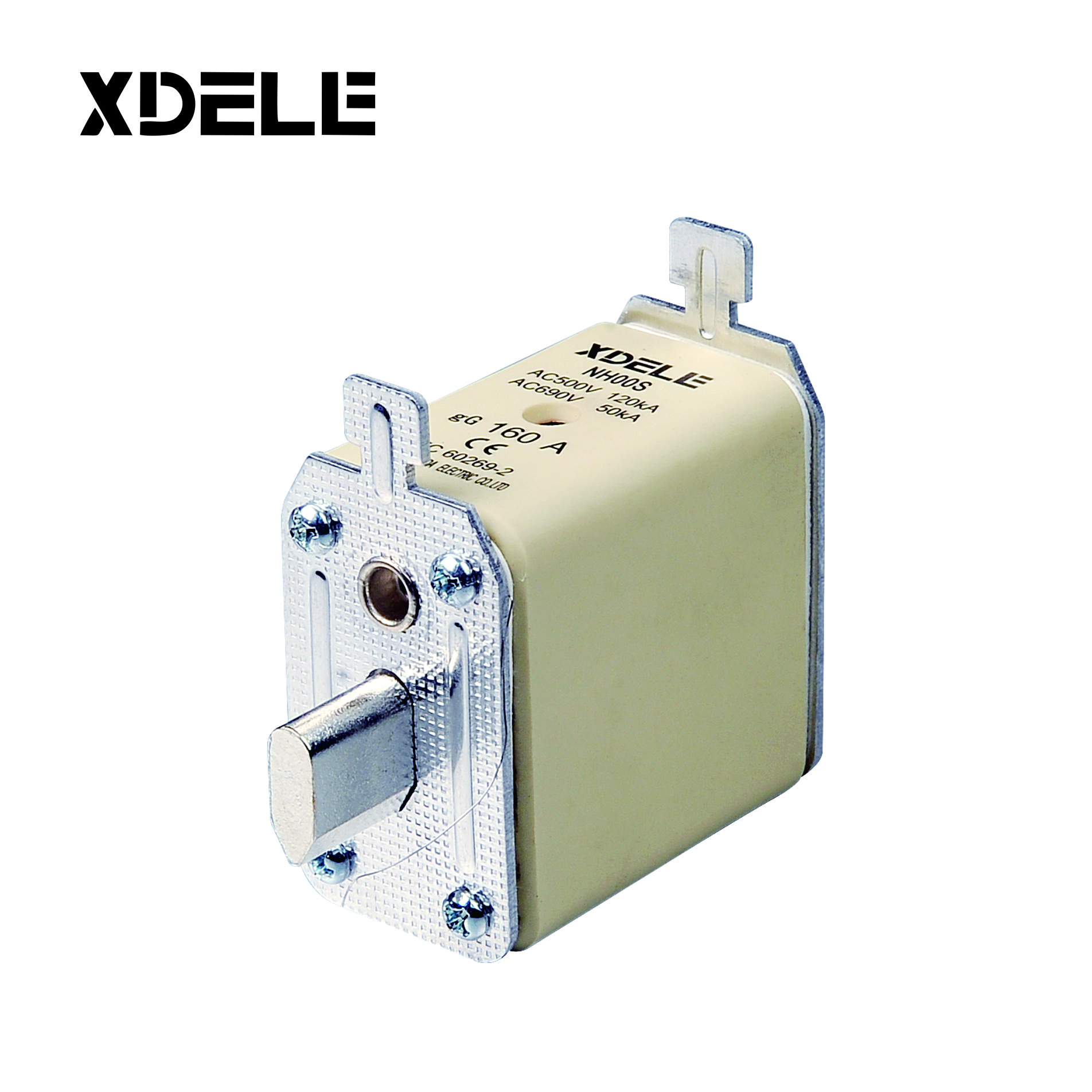 Nh00 fuse components RT16-00 with double indicator HRC Ceramic Knife Blade Fuse Link and base