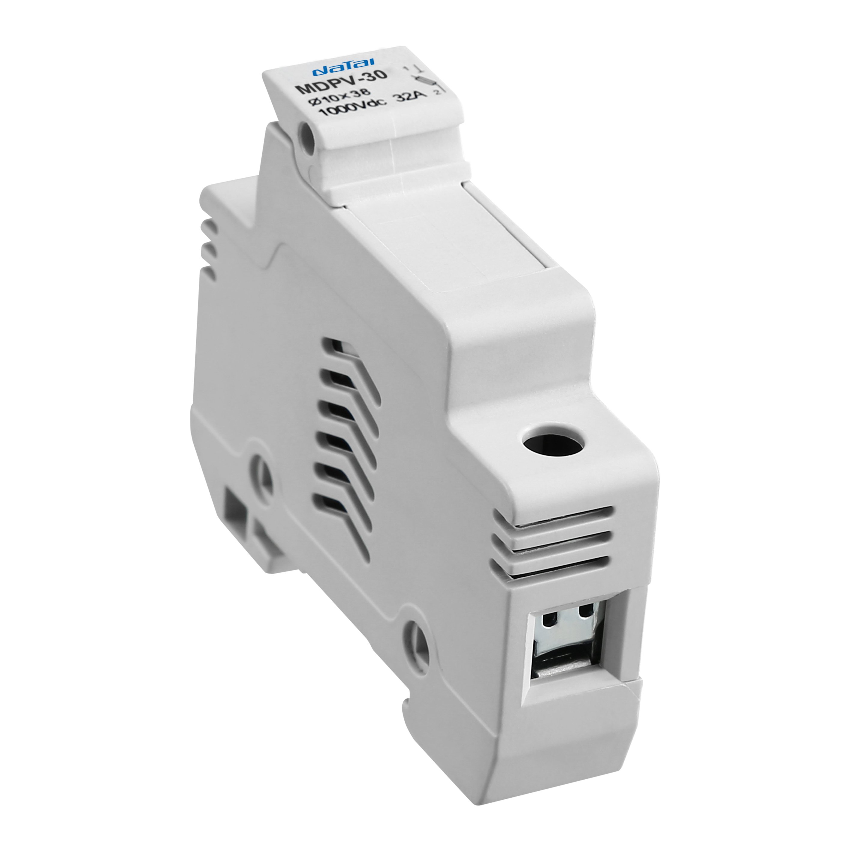 DATAI high quality long life DC fuse base 1000V 1P 30A retardant shell pv fuses box components with fuce core