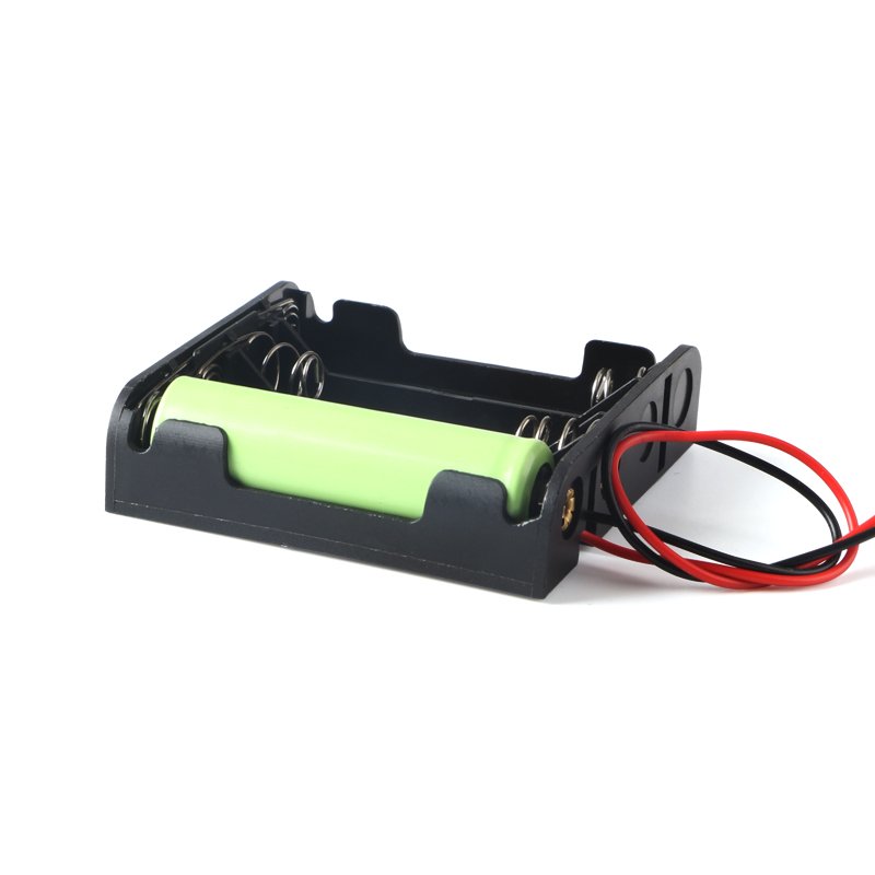 6V 4*AA battery holder Plastic back to back double side battery case box with 9v snap connector