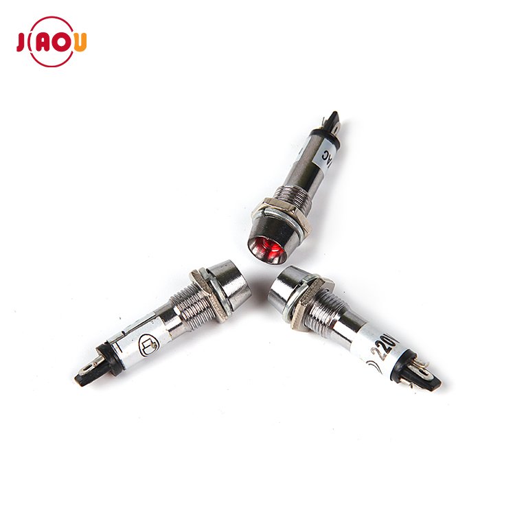 JIAOU YUEQING metal power indicator lights xd8-1 8mm power