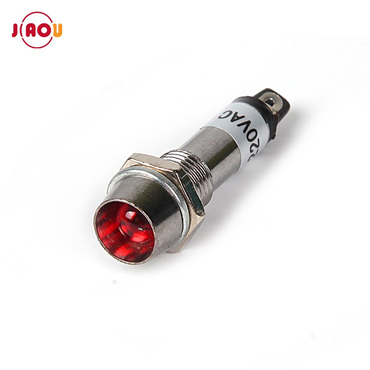 JIAOU YUEQING metal power indicator lights xd8-1 8mm power