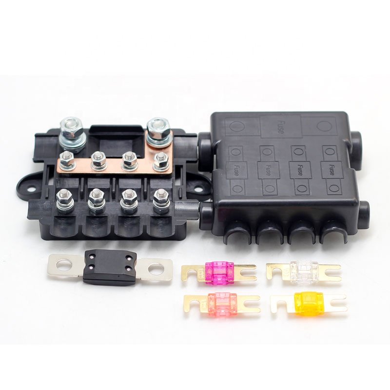 5 way Five Way Power Distribution Fuse Box 12v 24v for Car Automotive Auto Marine Mega and Midi Fuse Holder