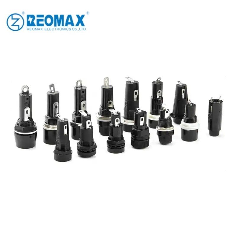 10A 15A 20A 30A 250V 600V 5x20mm 6x30mm 10x38mm Screw Bayonet Panel Mount Fuse Holder Bakelite Nylon PBT Fuse Components