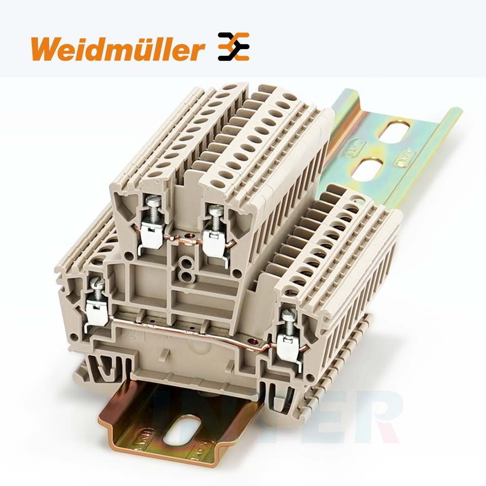 1021500000 Weidmuller WDK 2.5 double Layer Terminal Blocks With Electronic Components Screw Feed-through terminal blocks