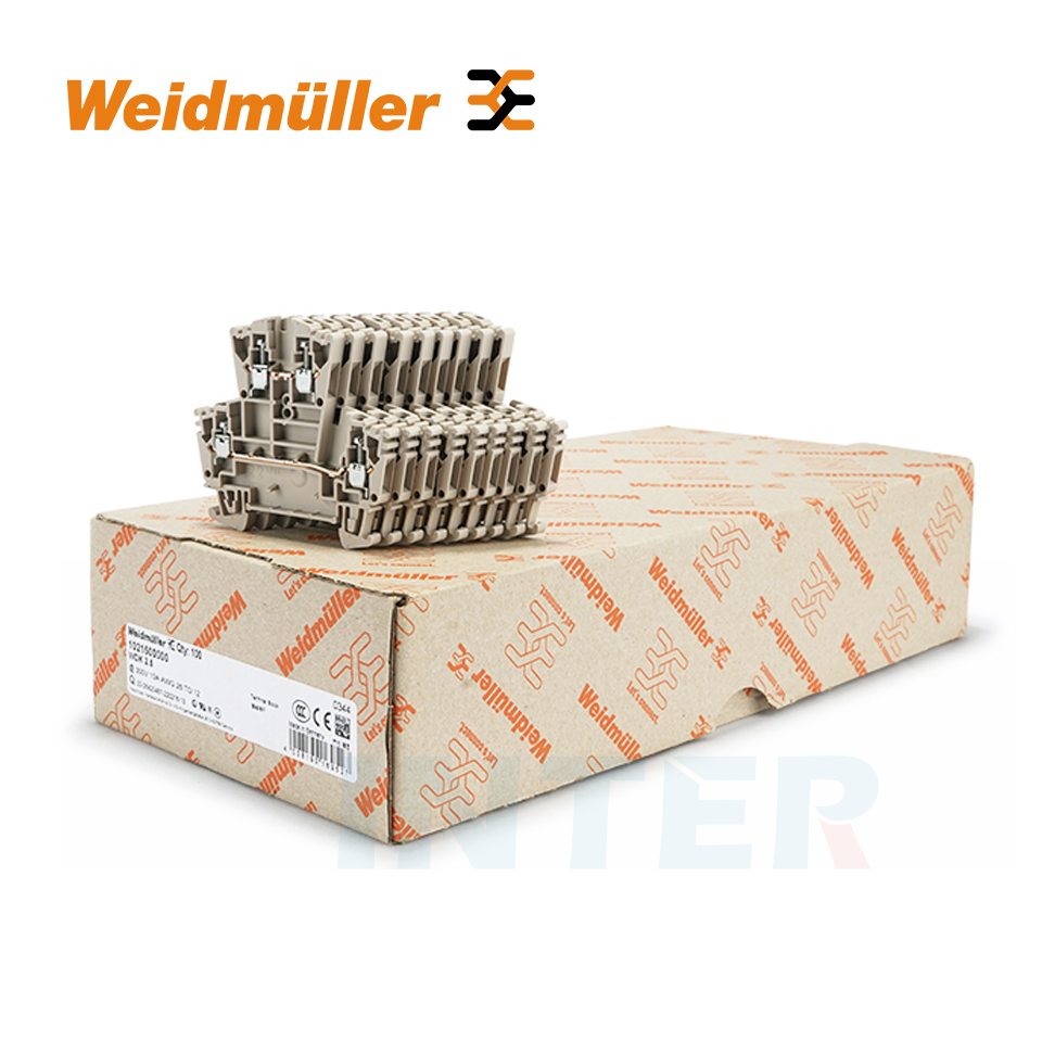 1021500000 Weidmuller WDK 2.5 double Layer Terminal Blocks With Electronic Components Screw Feed-through terminal blocks