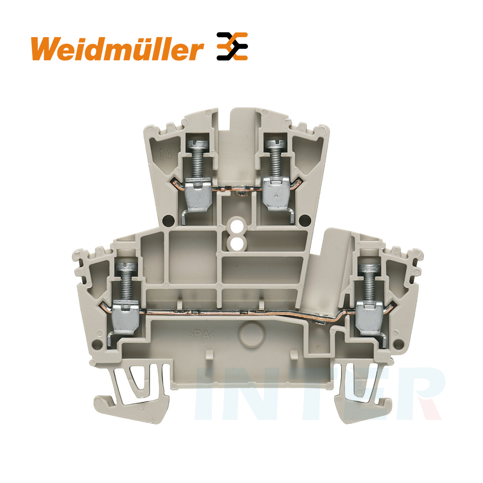 1021500000 Weidmuller WDK 2.5 double Layer Terminal Blocks With Electronic Components Screw Feed-through terminal blocks