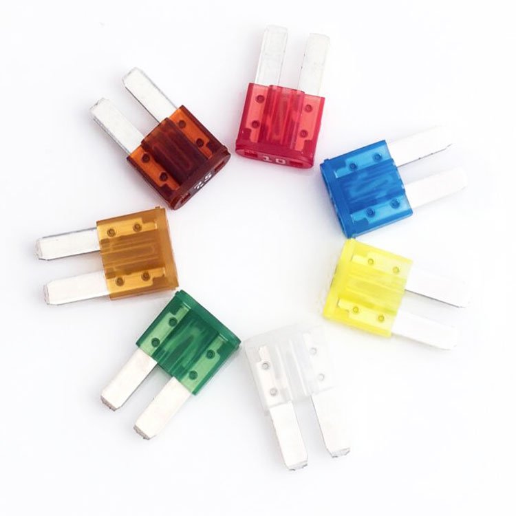 MICRO2 Long feet Auto Fuse 5A 7.5A 10A 15A 20A 25A 30A Automotive Fuses use For car Electrical appliance MICRO2 Auto Fuse