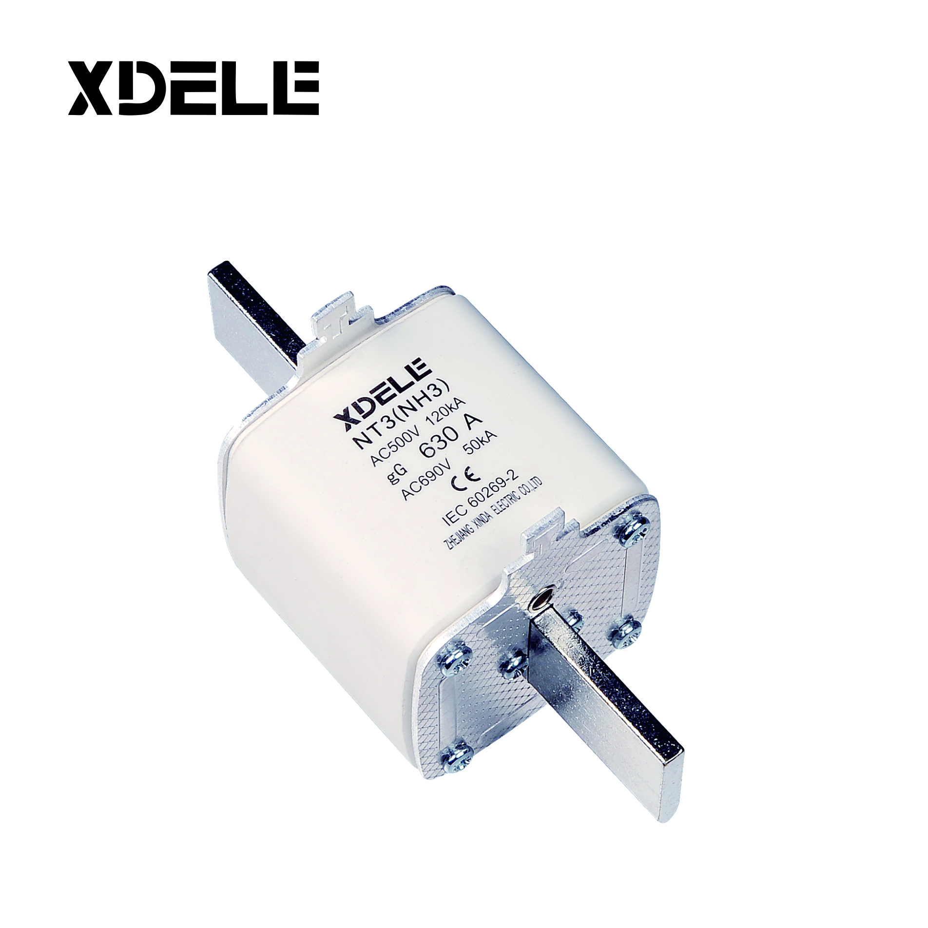 Low voltage Ceramic HRC 500V NH Series NH4 blade knife fuse link and base