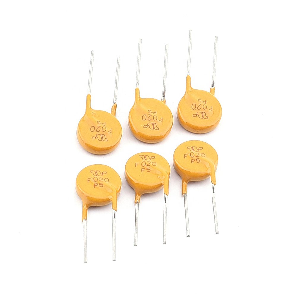 250V Plugin Polymer PTC Fuse Component Resistance Resettable Fuses