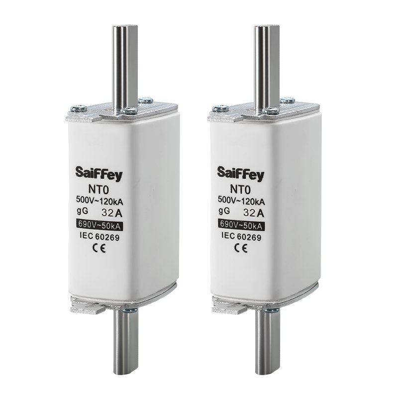 RT16-00/NH Series Saiffey gG Square Pipe Fuse Link with Knife Plug-in Ceramic Fuse Link OEM