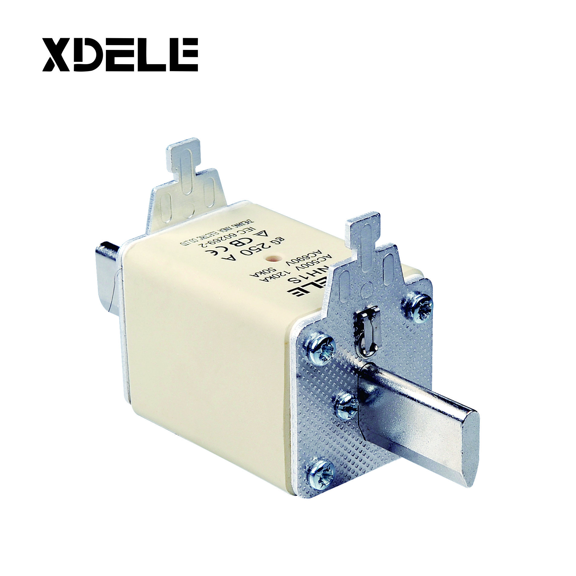 NH1 NH fuse link Series AC500V HRC Fuse Base Low Voltage Ceramic holder
