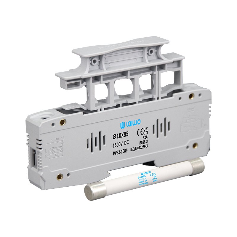 New Product Hot Sale High-Efficiency Solar Power Circuit Management By Durable Photovoltaic Fuse Holder Pv32-10*85
