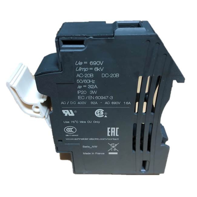 made in france DF101V 1P 690 V AC/DC 32 A Schneider TeSys Fuse carrier