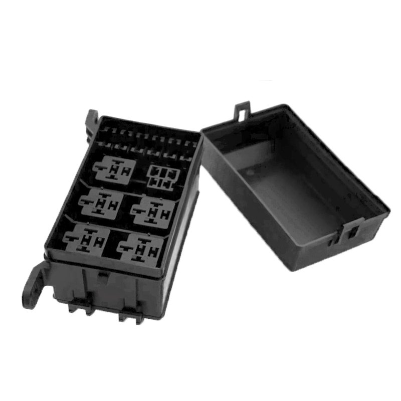 Advanced universal Blade Fuse Box Assortment 6way relay fuse holder 20A 30A 40A