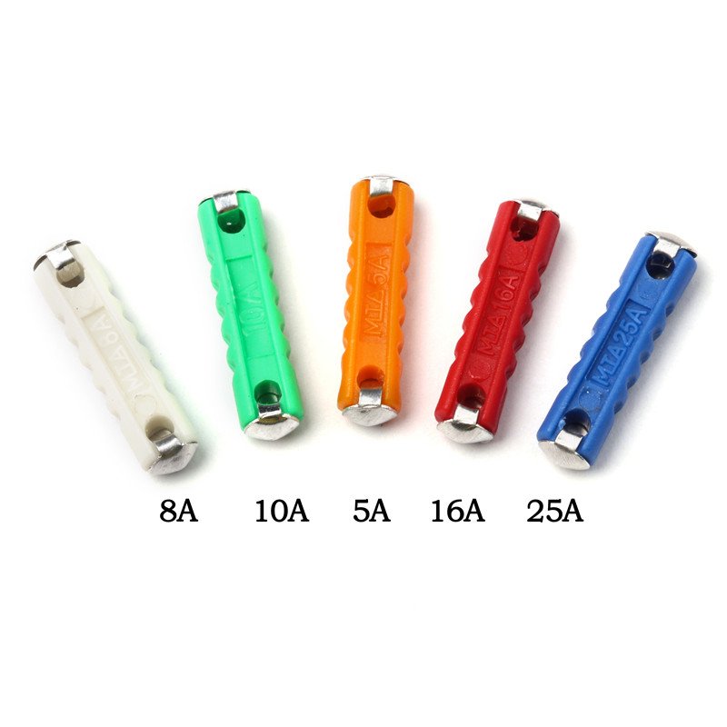200 PCS Car Fuses European Automotive Fuse 5A 8A 16A 25A 40A for Classic Cars Old Style