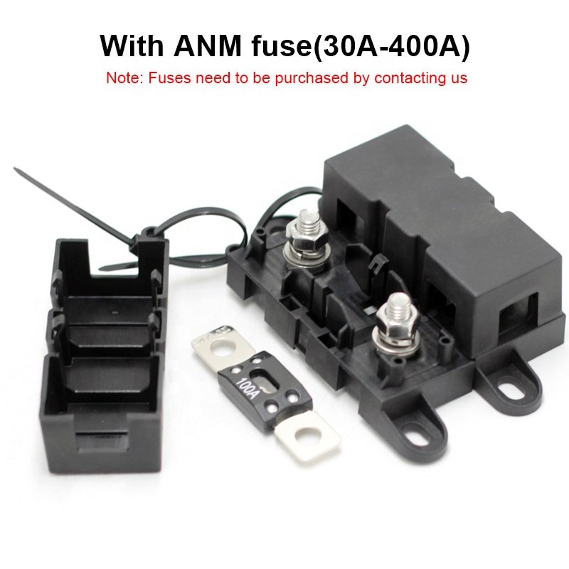 MEGA anm Fuse Holder 100A32 V Automotive Bolt Fuse Box Electronic Components