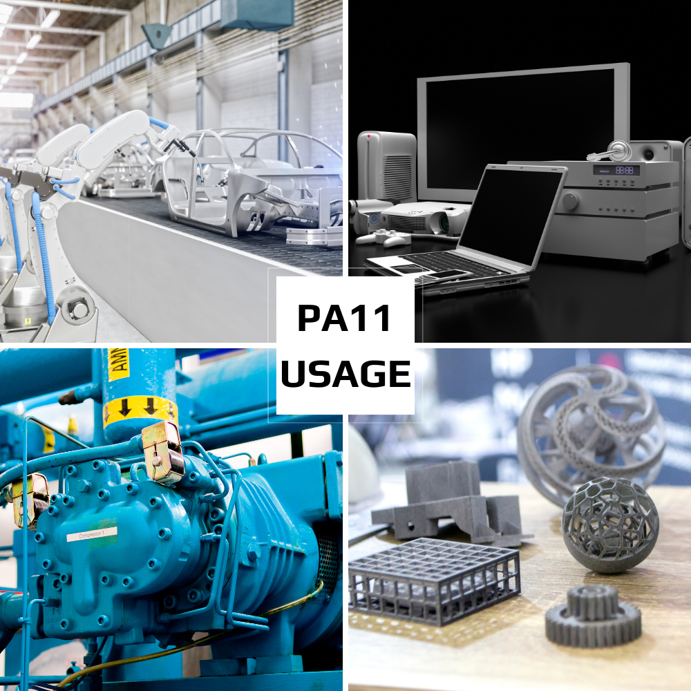 SLS Optimized PA11 Powder Compatible with Stratasys and Fuse 1