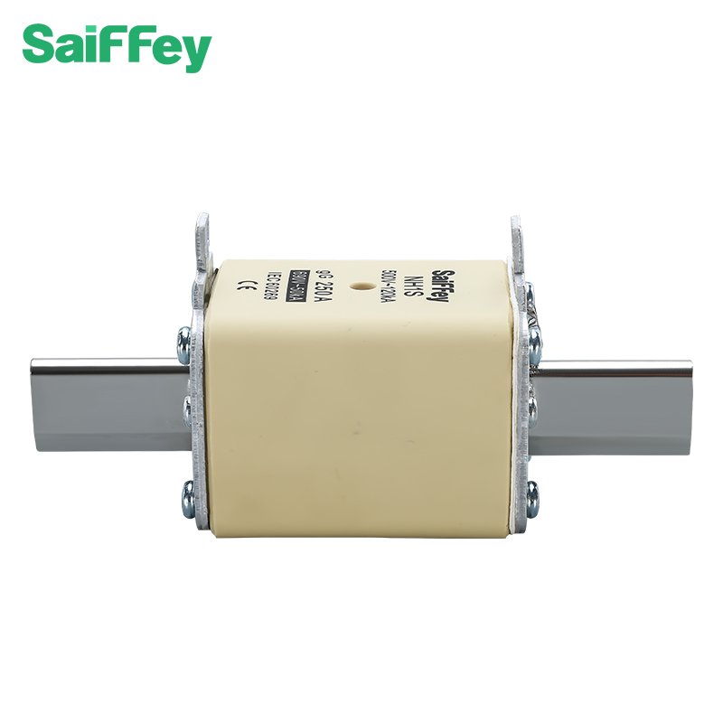 SAIFFEY FUSE LINK WITH INDICATOR NH1S 6-160A NH TYPE CERAMIC MATERIAL HRC FUSE LINK