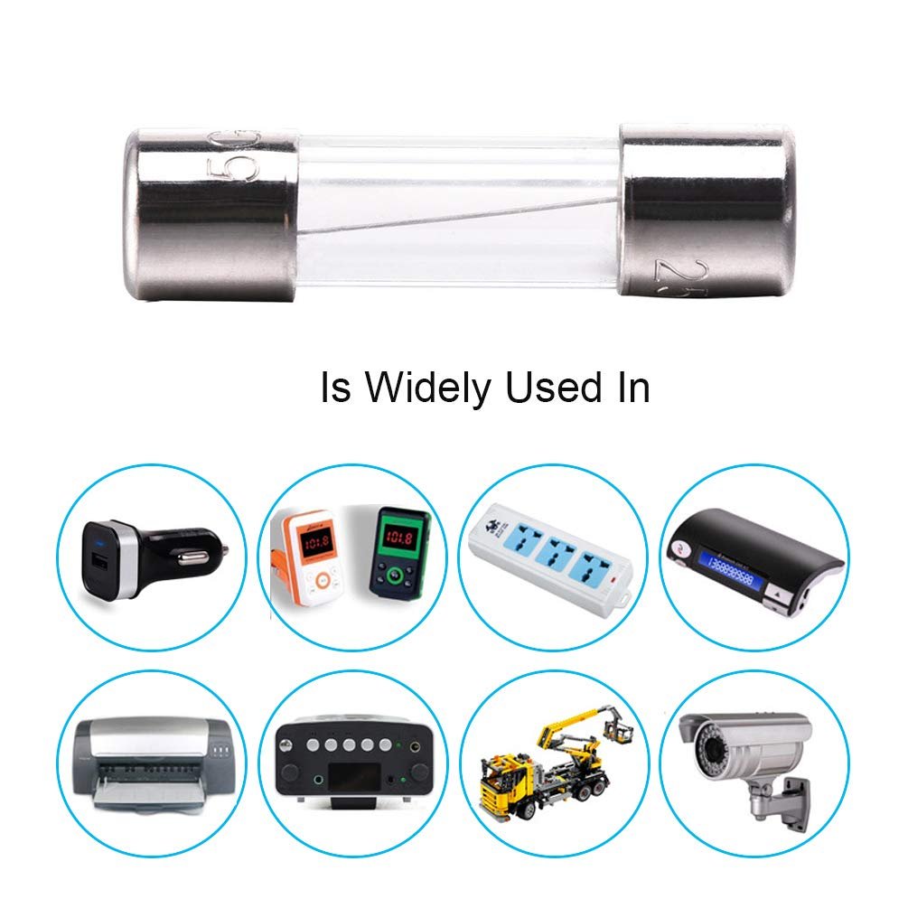 IEC Glass Fuses 5x20mm Automotive electronic glass tube electronic fuses