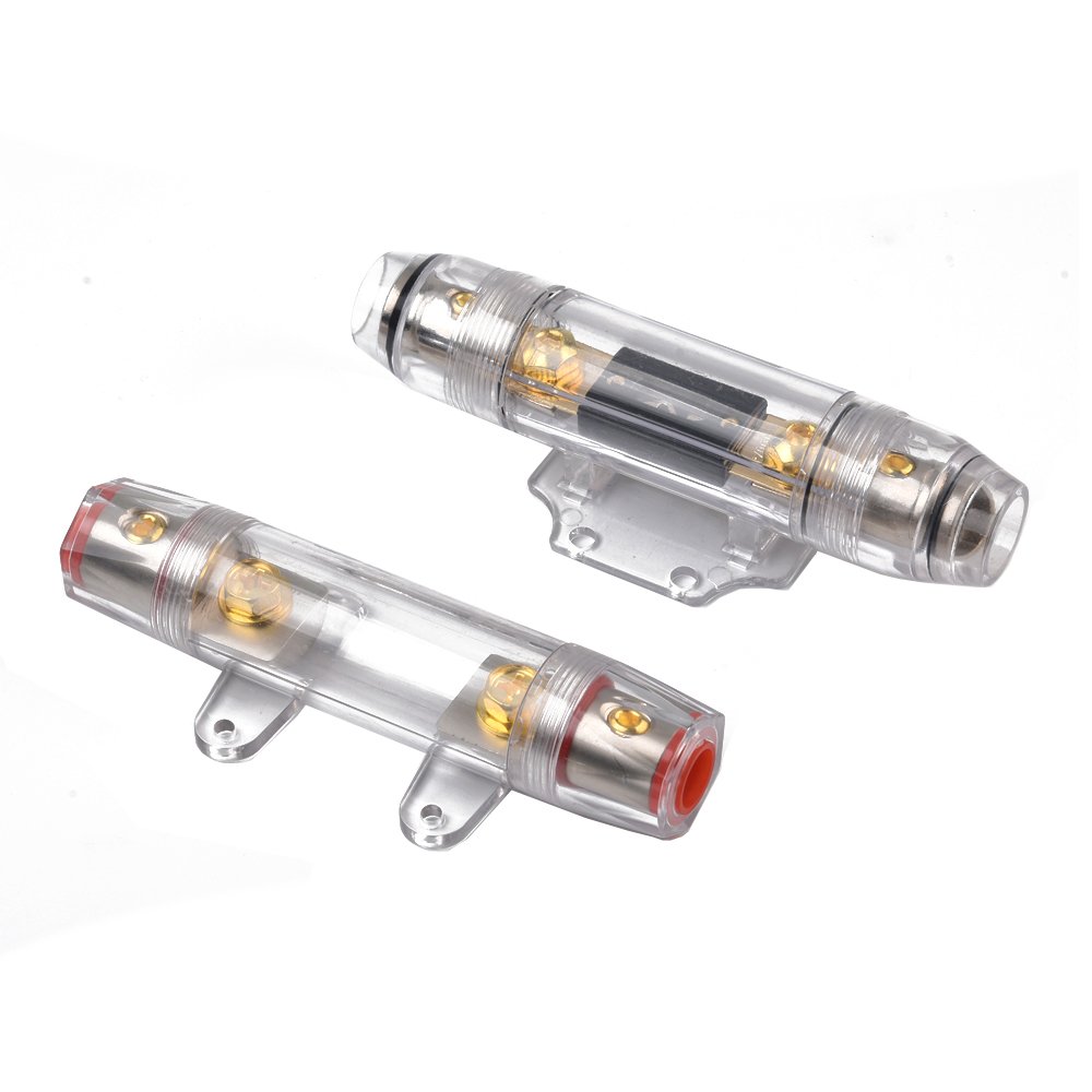 Car Audio Amplifier AGU Fuse Holder Fuse Components Audio Stereo Amplifier Plastic Case 4GA 8GA 10GA Car AGU Fuse Holder